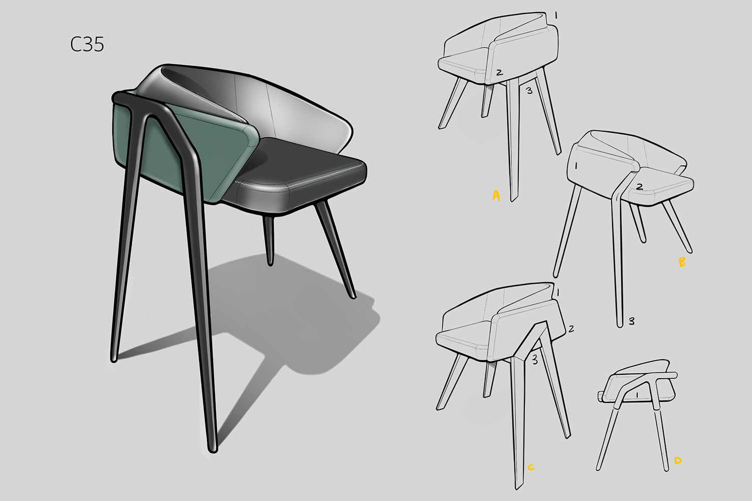 Design industriel - mobilier extérieur runic