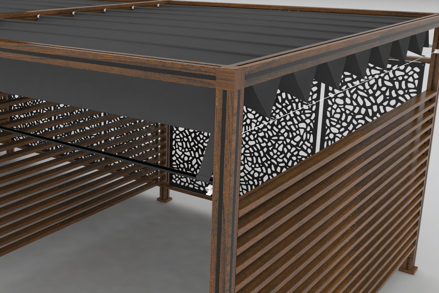 Design industriel - pergola